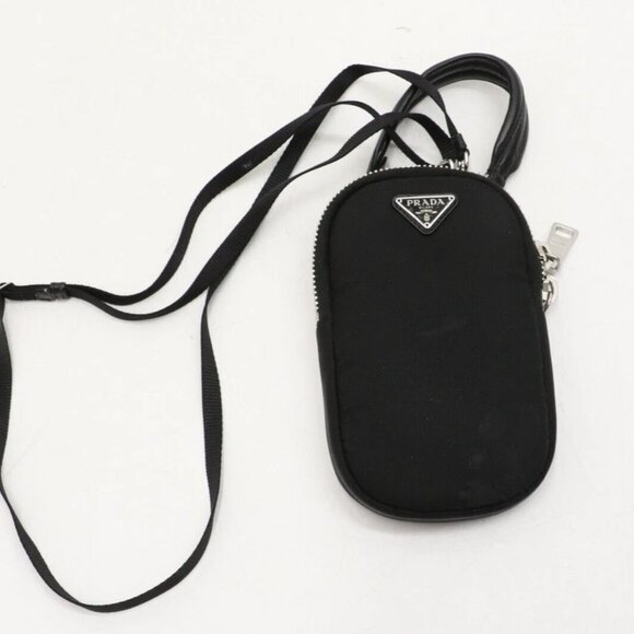 Prada Tessuto Nylon Pocket Mini Bag - Black - Picture 1 of 10